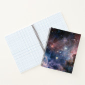 Rode & Blauwe Carina Nebula Hubble Telescoop Notitieboek (Binnen)