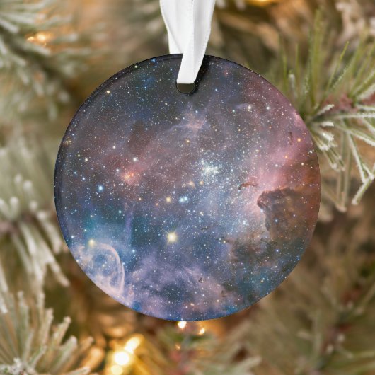 Rode & Blauwe Carina Nebula Hubble Telescoop Ornament (Boom)