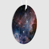 Rode & Blauwe Carina Nebula Hubble Telescoop Ornament (voorkant)
