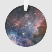 Rode & Blauwe Carina Nebula Hubble Telescoop Ornament (voorkant)