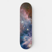 Rode & Blauwe Carina Nebula Hubble Telescoop Persoonlijk Skateboard (Voorkant)