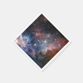 Rode & Blauwe Carina Nebula Hubble Telescoop Servet (Hoek)