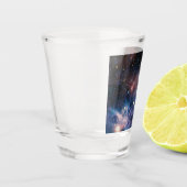 Rode & Blauwe Carina Nebula Hubble Telescoop Shot Glas (Links)