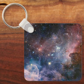 Rode & Blauwe Carina Nebula Hubble Telescoop Sleutelhanger (Voorkant)