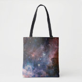 Rode & Blauwe Carina Nebula Hubble Telescoop Tote Bag (Voorkant)
