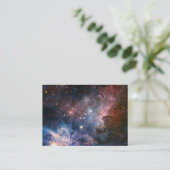 Rode & Blauwe Carina Nebula Hubble Telescoop Visitekaartje (Staand voorkant)