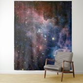 Rode & Blauwe Carina Nebula Hubble Telescoop Wandkleed (In situ)