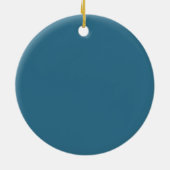 rode blauwe contrastster keramisch ornament (Achterkant)