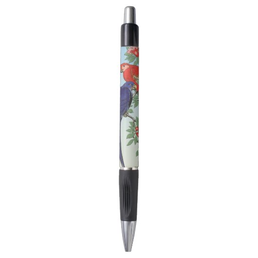 RODE BLAUWE DELEN PEN (Voorkant Verticaal)