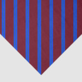Rode blauwe diagonale strepen tissuepapier (Detail)