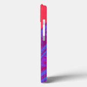 Rode, blauwe digitale kunst van Colosseum en beeld Case-Mate iPhone Case (Achterkant / Links)