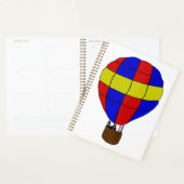 Rode Blauwe en Gele Heet Luchtballon Planner (Display)