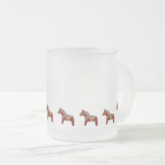 Rode, Blauwe en Groene Hete Cider Mok (Voorkant rechts)