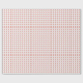 Rode blauwe en roze bloemen inpakpapier (Vlak)