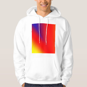Rode blauwe gele abstracte kleur, aangepast om uw hoodie