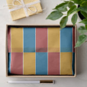 Rode Blauwe Gele Strepen Tissuepapier (Geschenk)