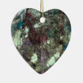 Rode blauwe grijze abstracte grijze grafische vorm keramisch ornament (Rechts)