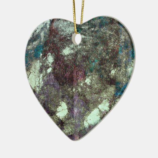 Rode blauwe grijze abstracte grijze grafische vorm keramisch ornament (Links)