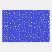 Rode Blauwe Groen Witte sterren Perfect Kerstmis Inpakpapier Vel (Voorkant 2)