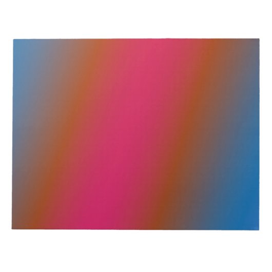 RODE BLAUWE GROENE TEXTUUR KUNST NOTITIEBLOK (Voorkant)