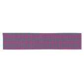 Rode & Blauwe Houndstooth Tafelloper (Horizontaal)