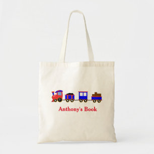 Rode Blauwe kind, bibliotheek genaamd Tote Bag