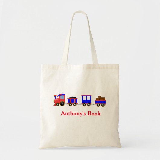 Rode Blauwe kind, bibliotheek genaamd Tote Bag (Voorkant)