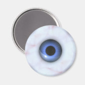 rode blauwe ogen magneet (Voorkant / Achterkant)