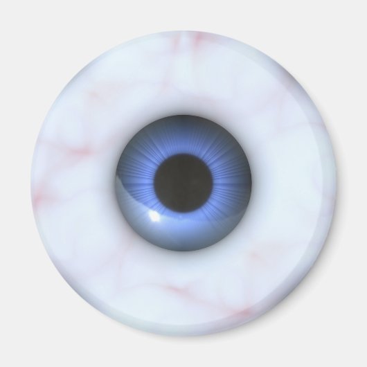 rode blauwe ogen magneet (Voorkant)