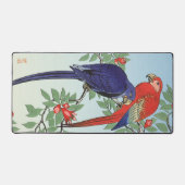 RODE BLAUWE PAPEGAAIEN BUREAUMAT (Voorkant)