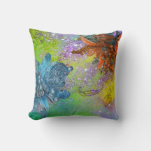 RODE BLAUWE POINSETTIAS, XMAS STARS IN GROENE SPAR