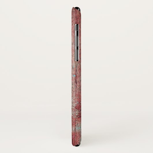 Rode Blauwe Rustige Initiaal Naam Case-Mate iPhone Case (Achterkant/links)