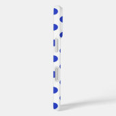 Rode blauwe stippen Case-Mate iPhone case (Achterkant / Rechts)