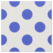 Rode blauwe stippen stof (Close Up)