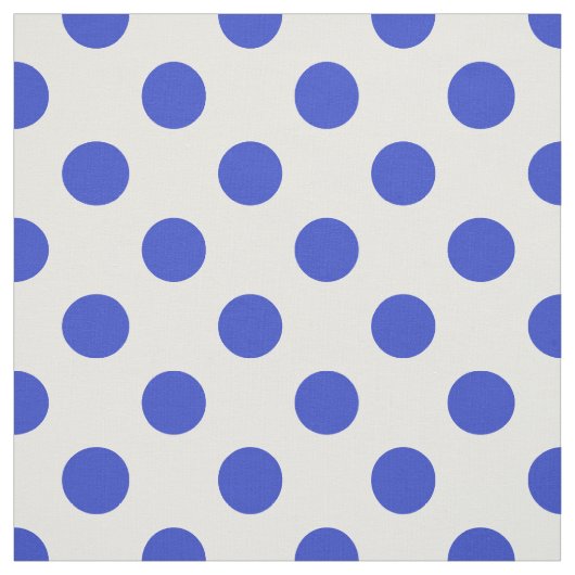 Rode blauwe stippen stof (Swatch)
