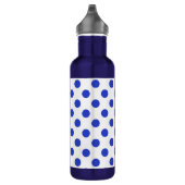 Rode blauwe stippen waterfles  (Rechts)