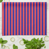 Rode Blauwe Streep Chef Theedoek (Gevouwen)