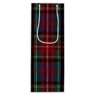 Rode Blauwe Tartan Wijncadeautas Wijn Cadeautas