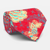 RODE BLAUWE WIT VLOEISTSTROMEN, VERLIES VLOEREND STROPDAS (Opgerold)