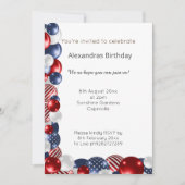 RODE BLAUWE WITTE PATRIOTISCHE BALLOON 2 MILJARD KAART (Voorkant)