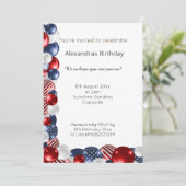 RODE BLAUWE WITTE PATRIOTISCHE BALLOON 2 MILJARD KAART (Staand voorkant)