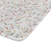 Rode Blauwgroen en bruine bladeren en Berry-feestd Snijplank (Hoek)