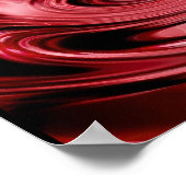 Rode bliksemafdruk poster (Hoek)