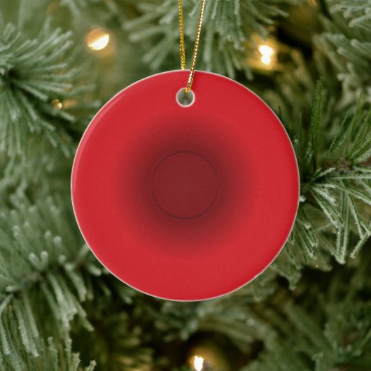 Rode bloedcel keramisch ornament (Boom)