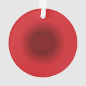 Rode bloedcel ornament (achterkant)