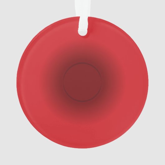 Rode bloedcel ornament (achterkant)