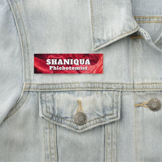 rode bloedcellen flebotomist naamplaatje (In situ)