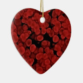 Rode bloedcellen keramisch ornament (Rechts)