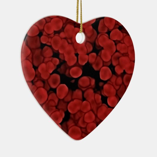 Rode bloedcellen keramisch ornament (Rechts)