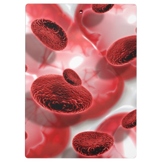 Rode bloedcellen klembord (Achterkant)